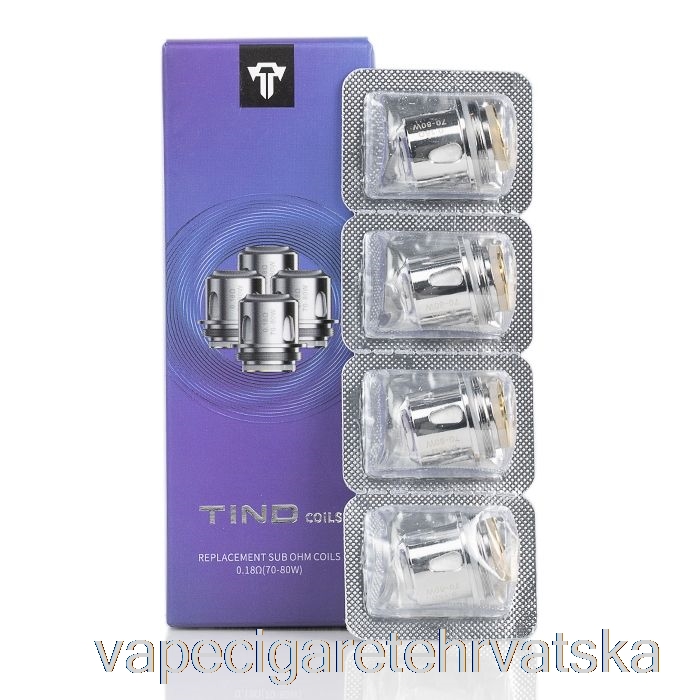 Vape Cigarete Teslacigs Tind Zamjenske Zavojnice 0,18 Ohm Mrežaste Zavojnice